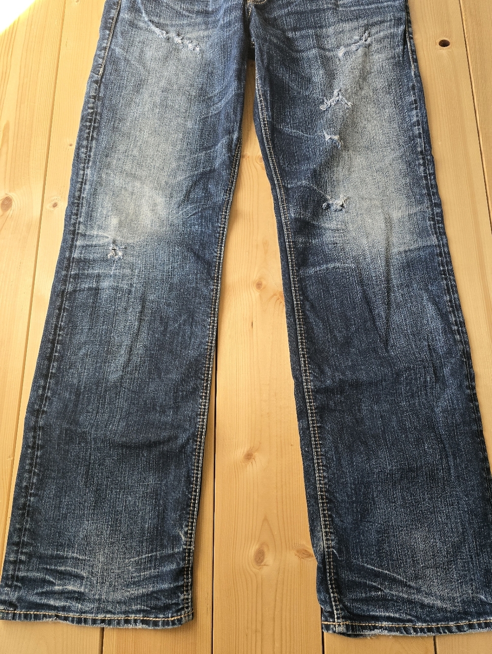 Silver Gordie Loose Fit Straight Leg Dark Wash Denim Jeans Mens 36X36 - Picture 3 of 15